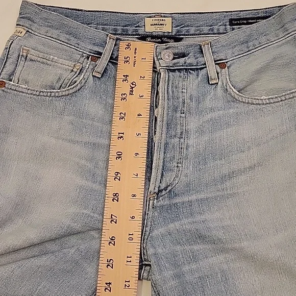 Citizens of humanity Cora relaxed undone hem size 25 Premium Denim - Picture 6 of 16